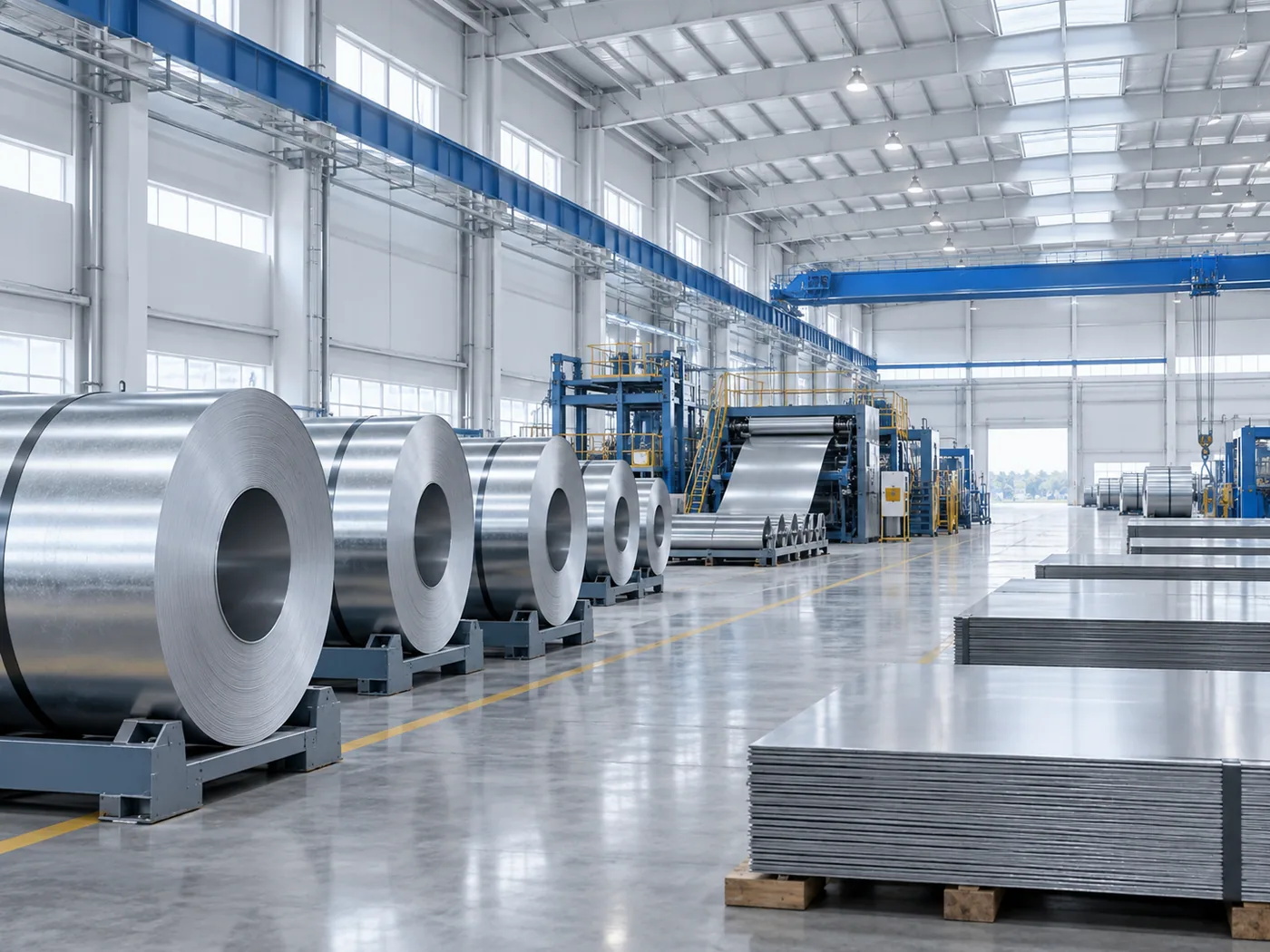 Steel supply, production, inventory or inspection reference from Huaqi